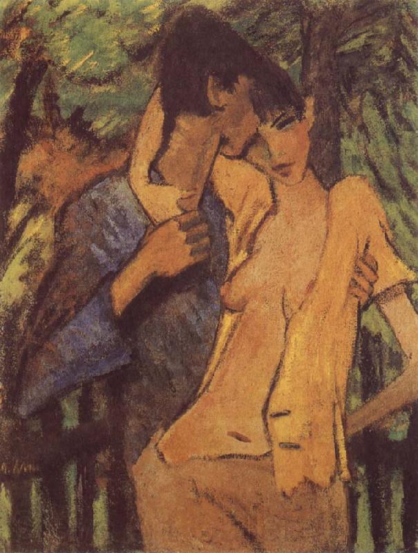 Otto Mueller Lovers France oil painting art